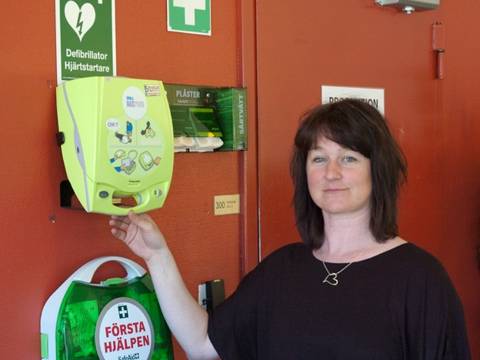 Carina Norlinder defibrilator EdmoLift AB